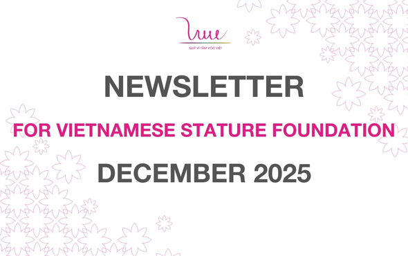 FOR VIETNAMESE STATURE FOUNDATION NEWSLETTER DECEMBER 2025